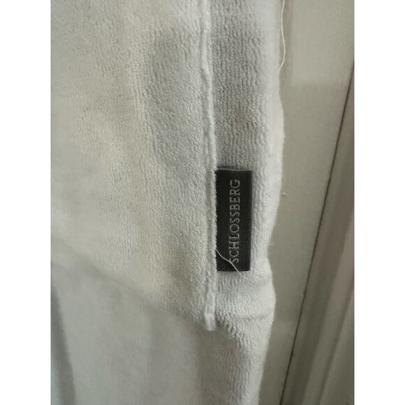 SCHLOSSBERG Floral Reversible Robe Dressing Gown Luxury Linens - Sz Medium - Picture 5 of 6